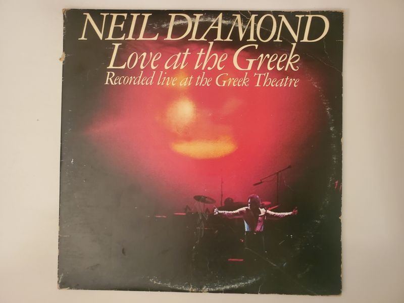 Neil Diamond Love at the Greek vinyl record